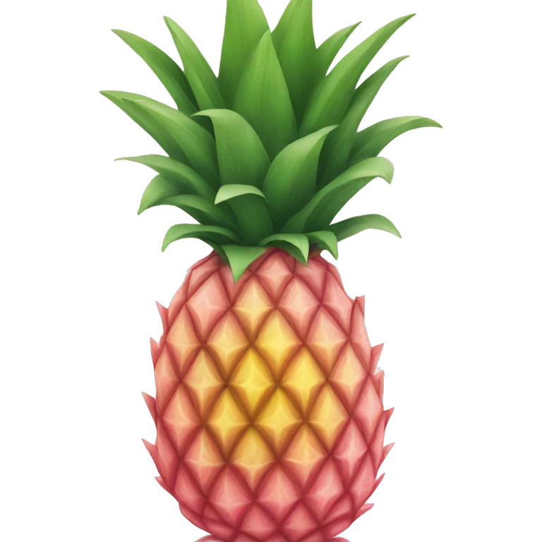 light pink pinapple  emoji