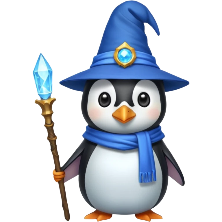 Penguin Wizard emoji