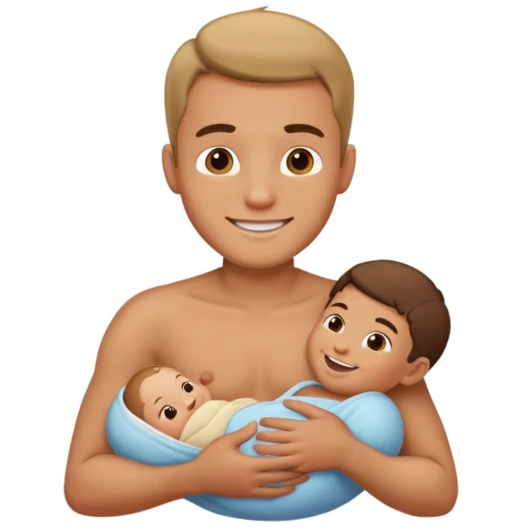 Breastfeeding man emoji