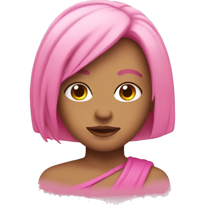 Pink  emoji