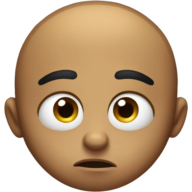 Big sad eyes emoji