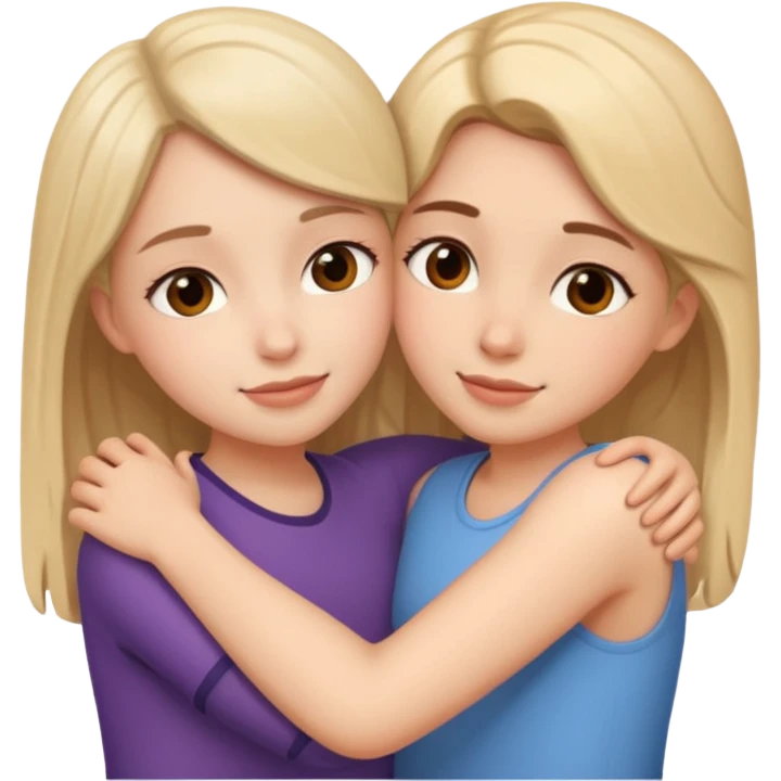 girls hugs  emoji