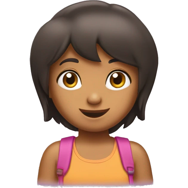 Combination of dora the explorer baño  emoji