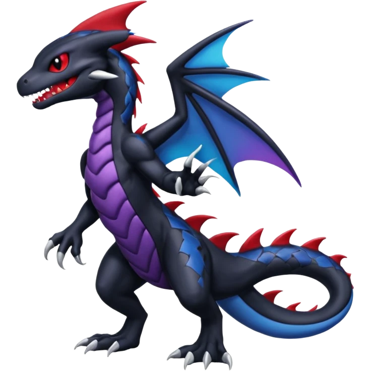 Venom-Stitch-Zekrom-Salandit-Sneasel-fusion, full body emoji