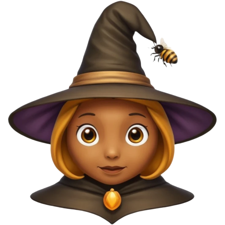 bee in role witch emoji