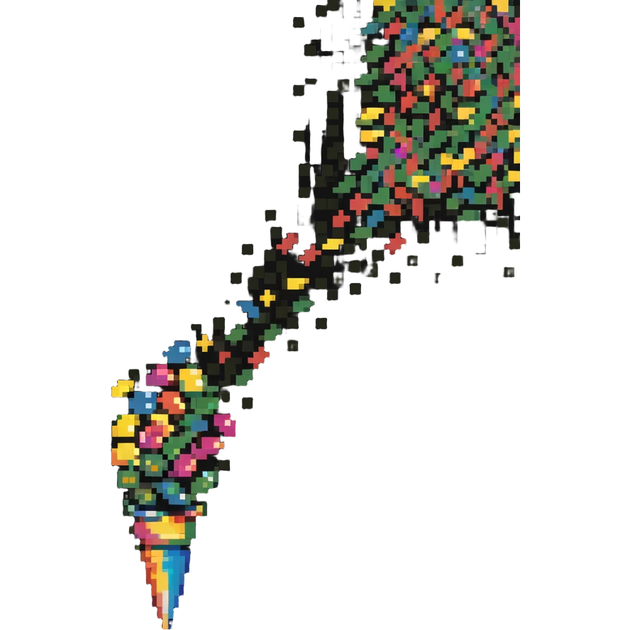 party confetti cone popper shooting sparkly confetti emoji