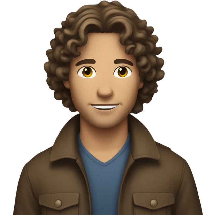 man, curly hair, sam winchester emoji