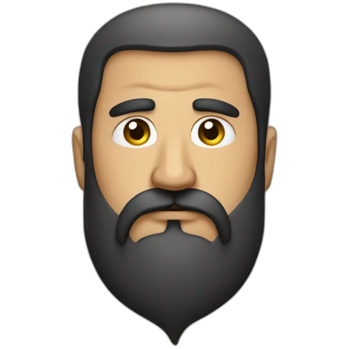 sad sadam husein with a long beard emoji