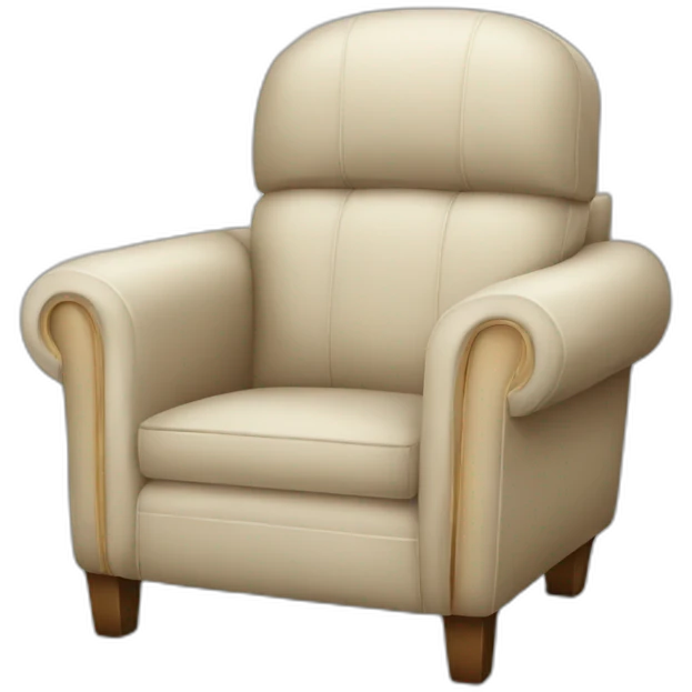 Comfortable armchair emoji