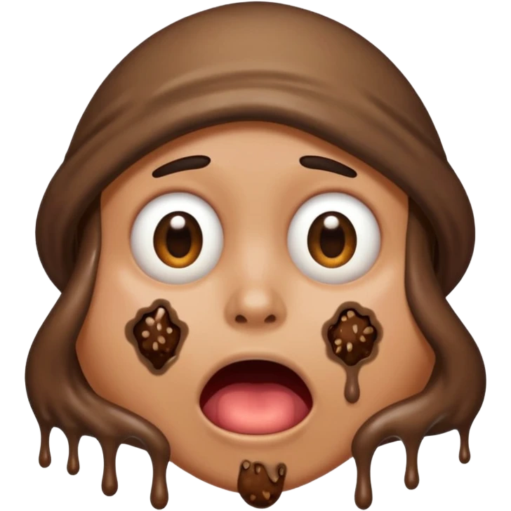 💩+😱 emoji