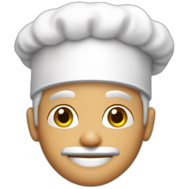 white cook emoji