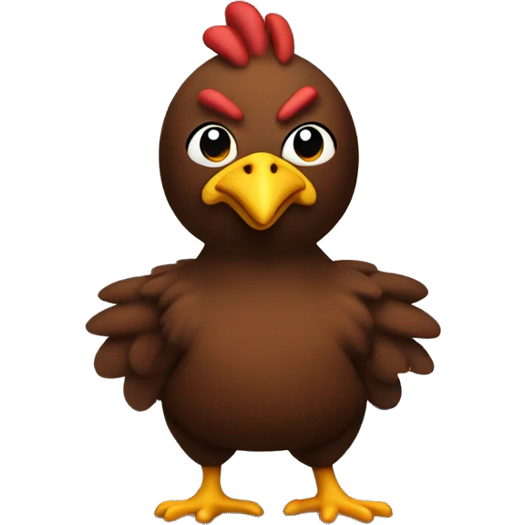 One Brown ninja chicken emoji