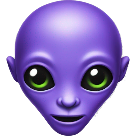 purple alien emoji