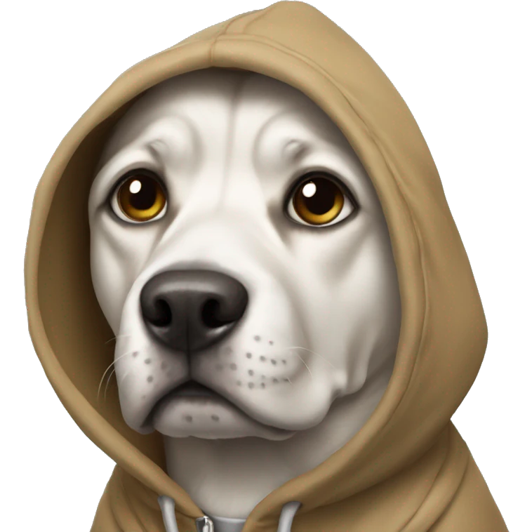 dog with hoodie emoji