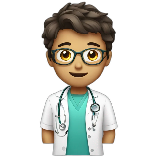  boy cute Doctor emoji