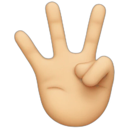 finger emoji