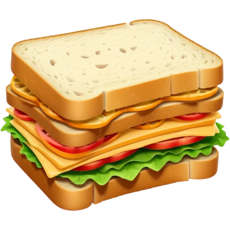 half cut sliced sandwich  emoji