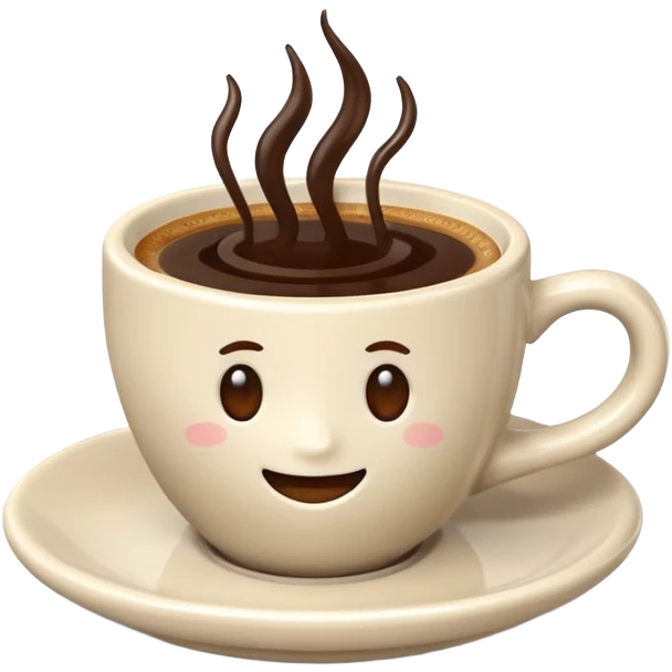 3d style espresso emoji