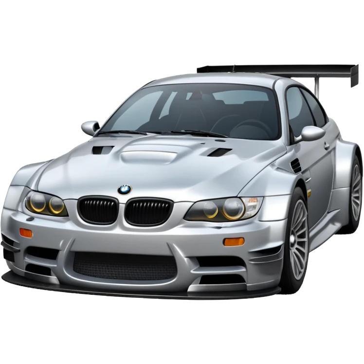 Make BMW M3 GTR 2005 emoji in detailed! emoji