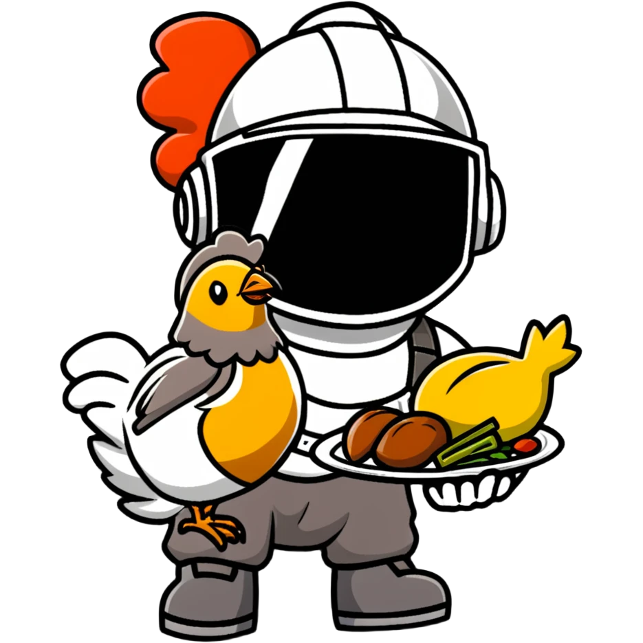 PUBG player with Level 3 helmet celebrating with roasted chicken dinner trophy emoji