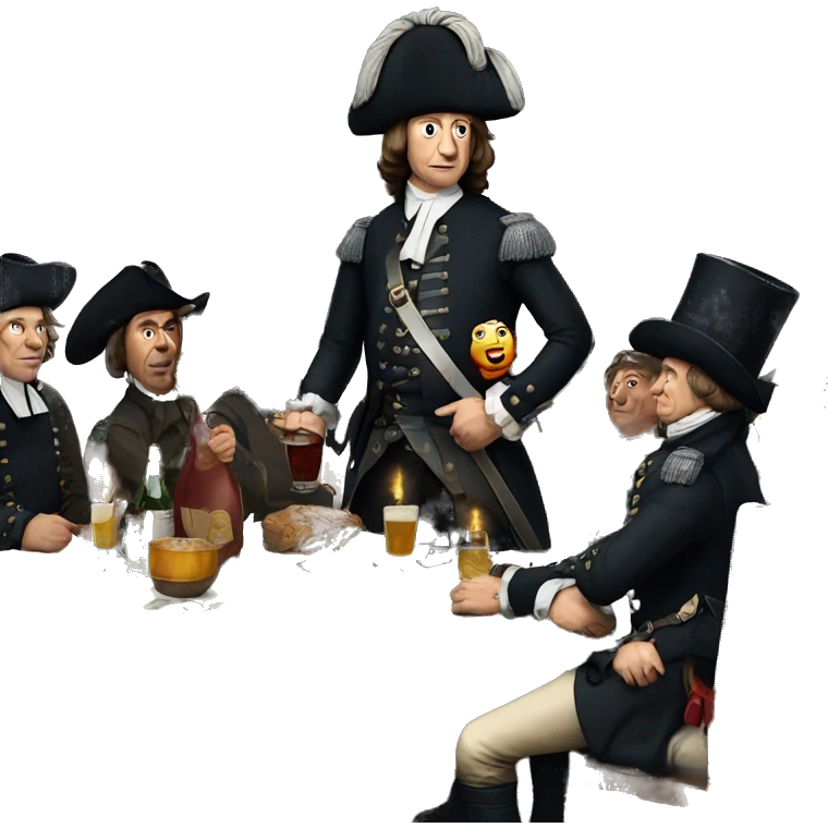 Oliver Cromwell with party emoji