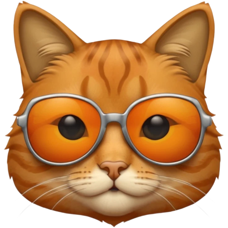 Cat wearing sunglasses emoji