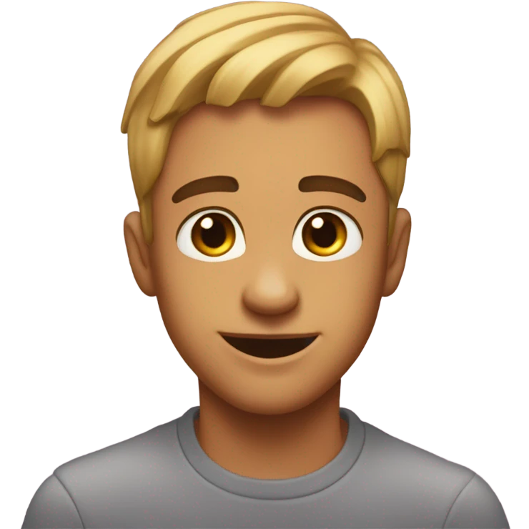 this emoji “🥺” but with a little smile  emoji