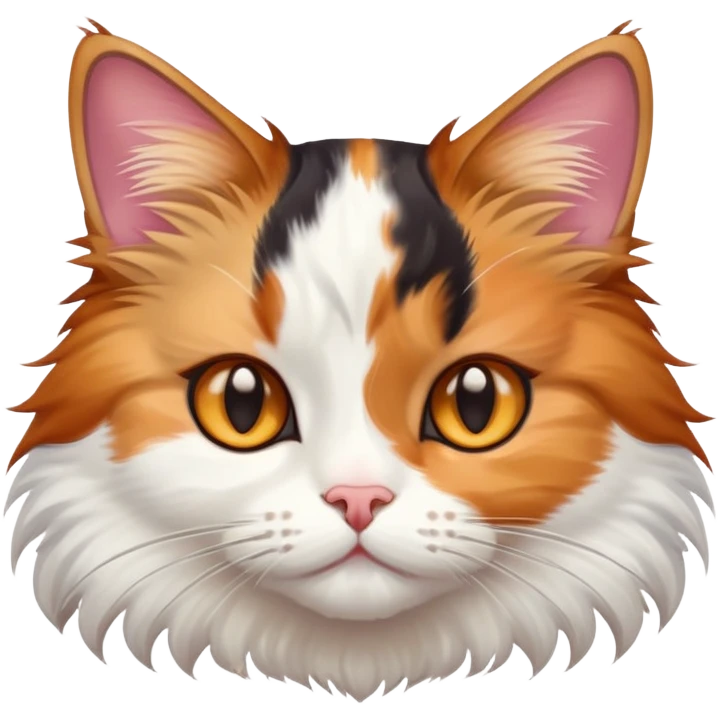 cat tricolor  emoji