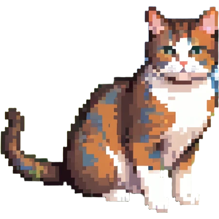 cat on an alpine meadow with Swiss mountains in the background emoji