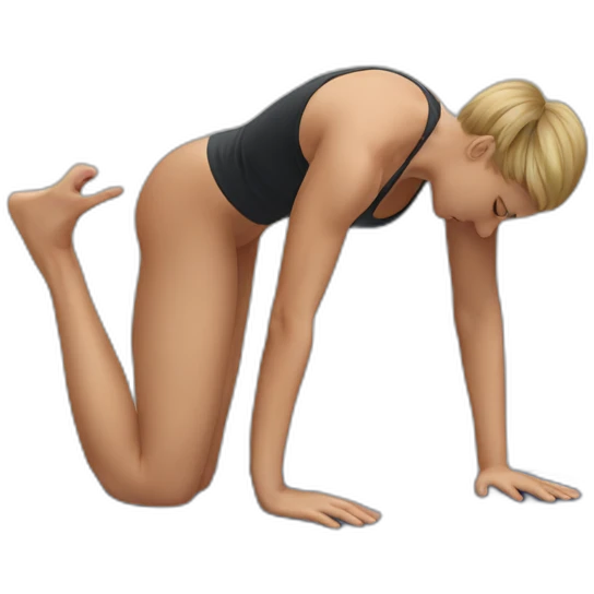 Hand stand push up emoji