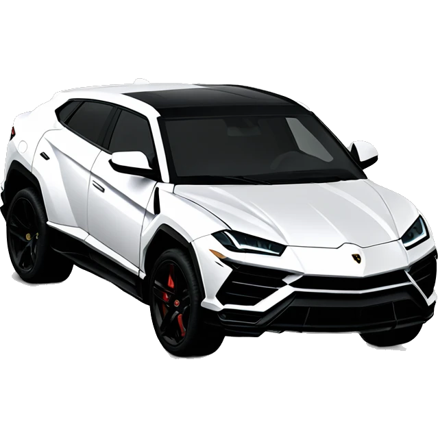 A black lamborghini urus emoji