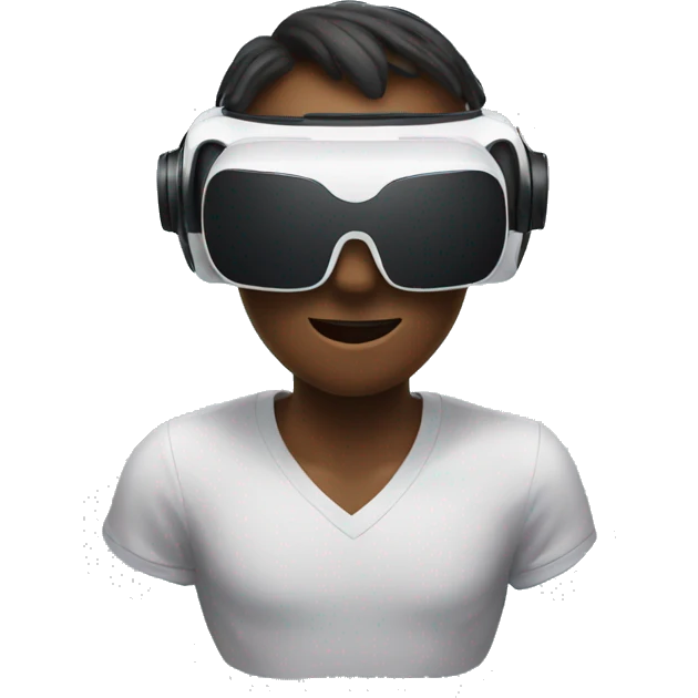 Heart wearing a vr headset emoji