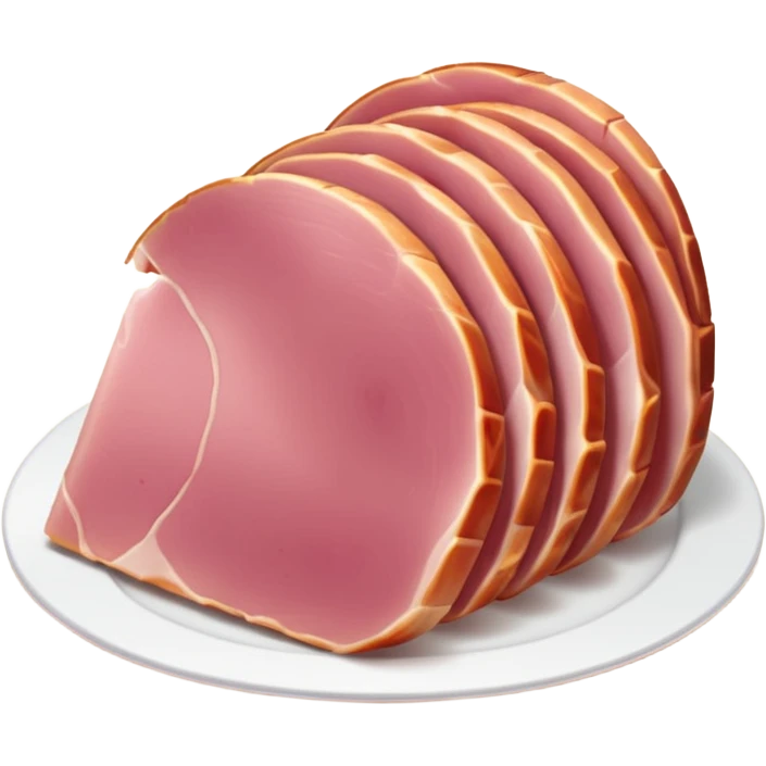 fette di prosciutto cotto chiaro  emoji