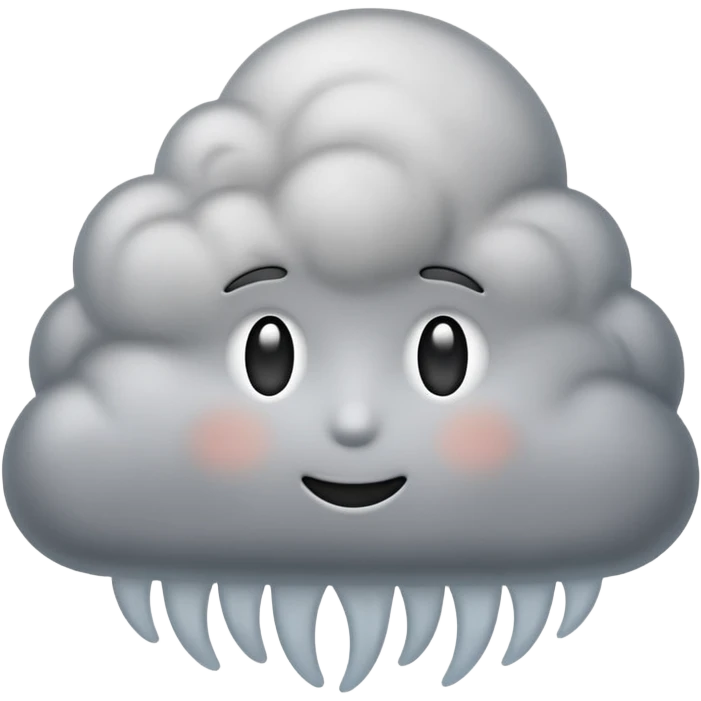 emoji of a dust cloud vanishing, fading effect, light and airy emoji