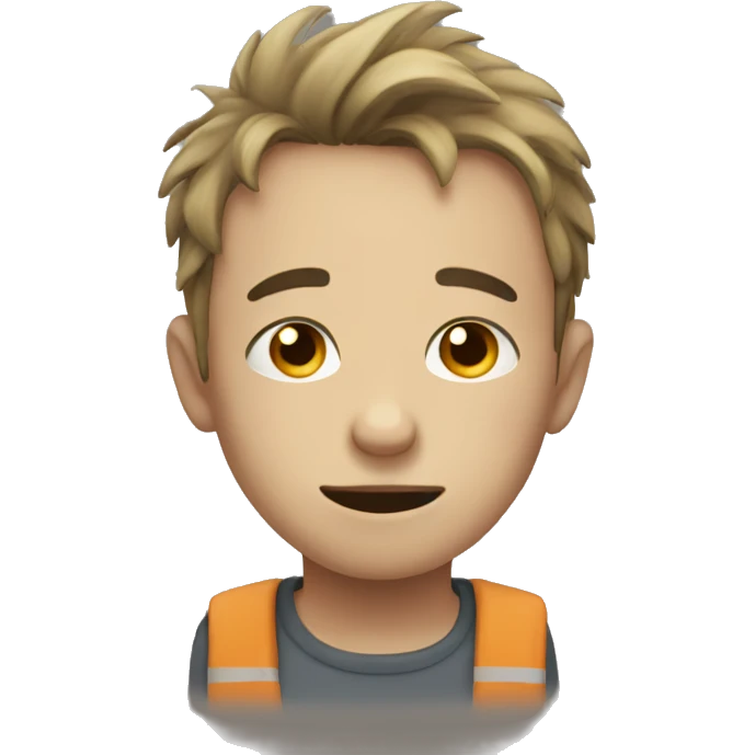 Worn out boy emoji