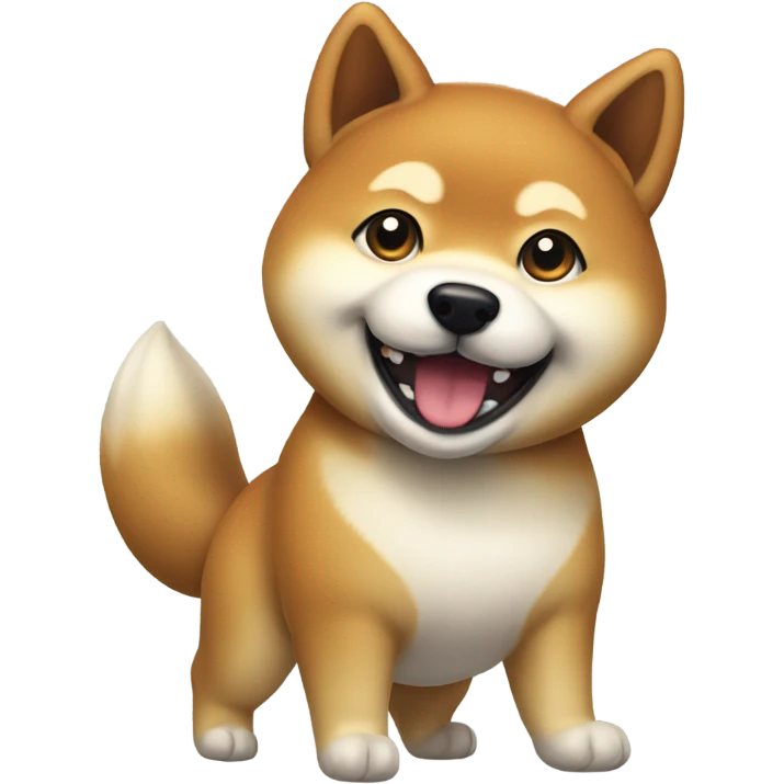 derpy smug shiba inu emoji