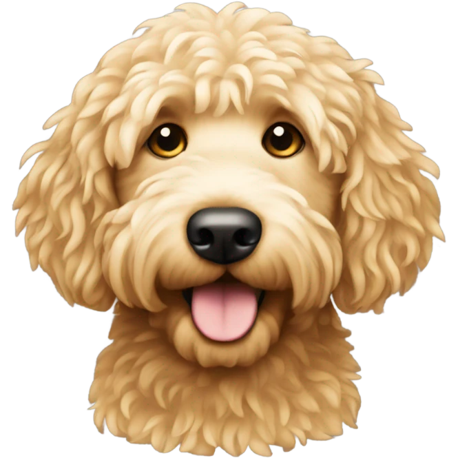 Golden doodle emoji