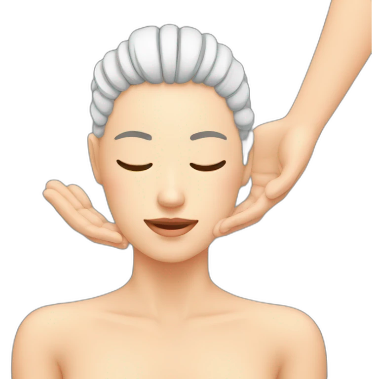 head massage emoji