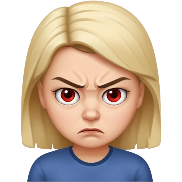  little angry woman emoji