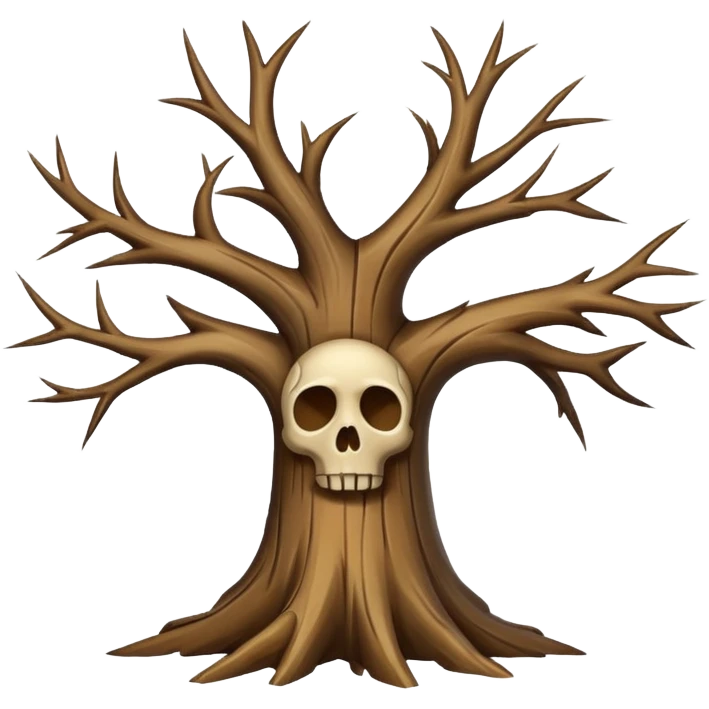 dead tree emoji