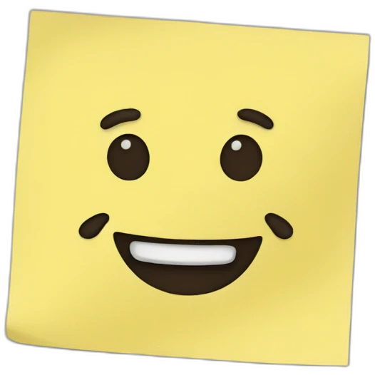 sticky note emoji