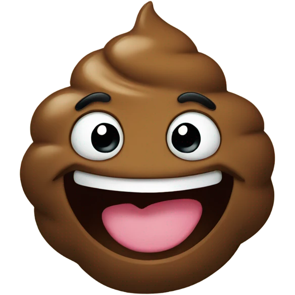 poo smiling emoji