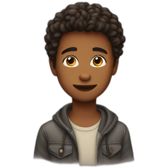 Boy in love emoji