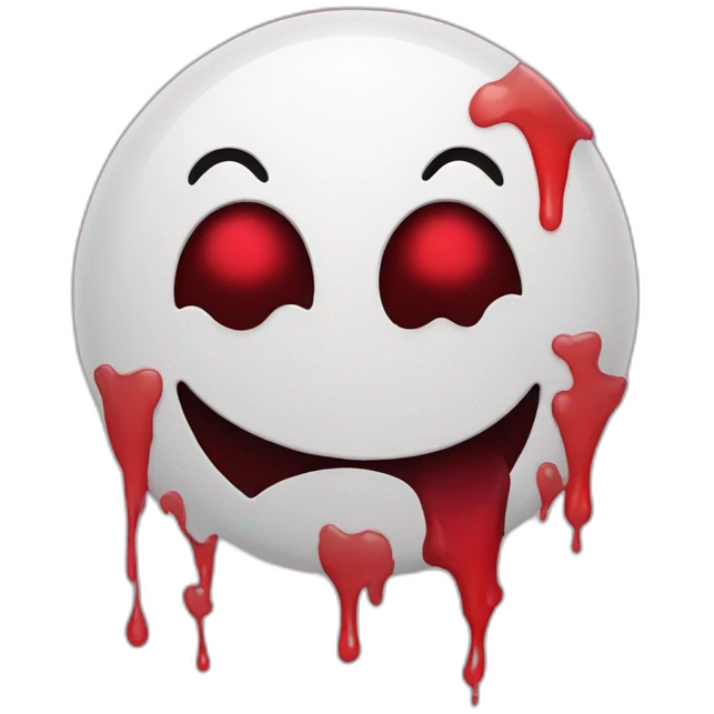 Emoji Face With Ears Bleeding emoji