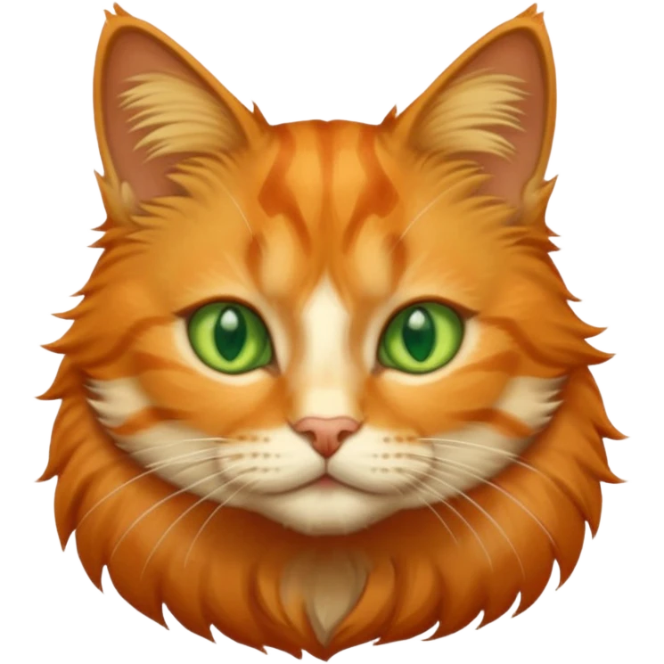 Gato laranja emoji