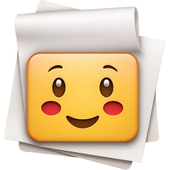 Paper emoji