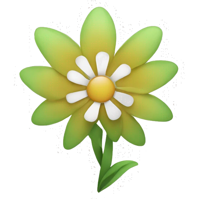 flower made of plans and tasks emoji