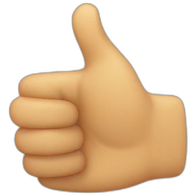 Thumb up emoji