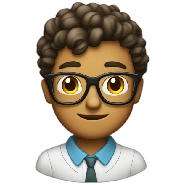 nerd with spots  emoji