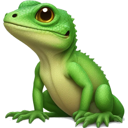 Cute lizard  emoji